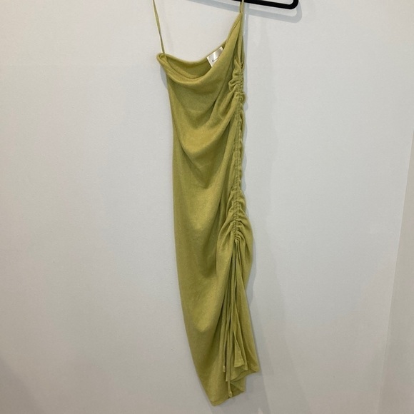 Line & Dot Adelyn One Shoulder Midi Dress - Picture 5 of 7